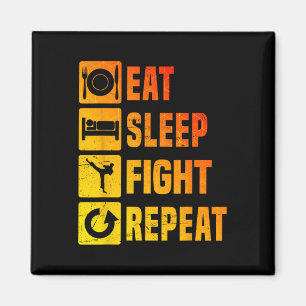 Kickboxer Men's Kickbox Kickboxing Boxing Magnet