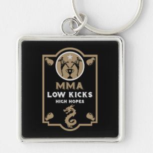 Kickboxer Muay Thai Sport Keychain