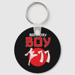 Kickboxing 11 Years Old Birthday Mma Martial Arts Keychain