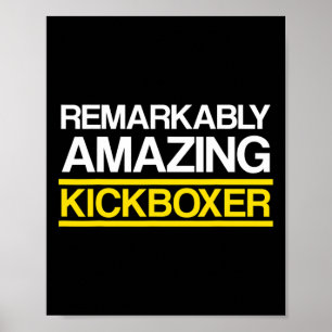 Kickboxing Amazing Kick Boxing Workout Poster