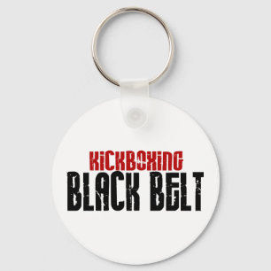Kickboxing Black Belt Karate Keychain