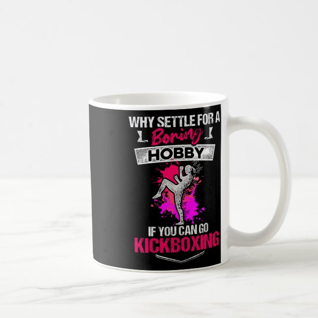 Kickboxing Boring Kick Boxing Workout  Coffee Mug (Right)