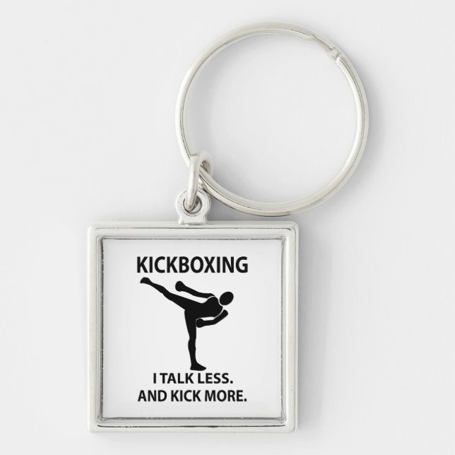 Kickboxing Boxer Coach Kickboxing Keychain (Front)