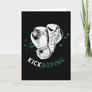 Kickboxing Boxing Gloves Card