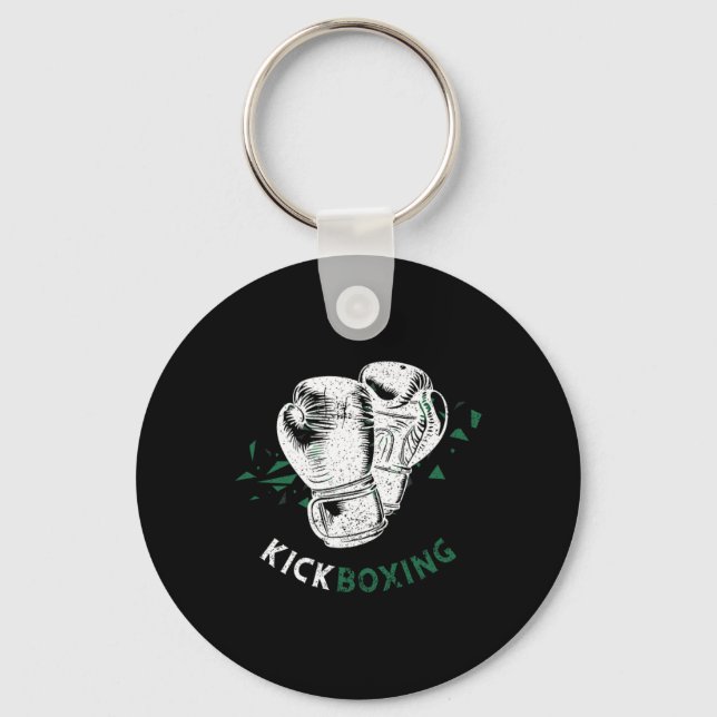 Kickboxing Boxing Gloves  Keychain (Front)