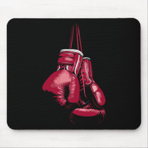 Kickboxing Boxing Lover Boxer Vintage Boxing Glove Mouse Pad
