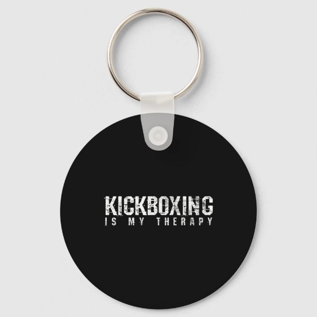 Kickboxing Boxing Material Arts Gift  Keychain (Front)