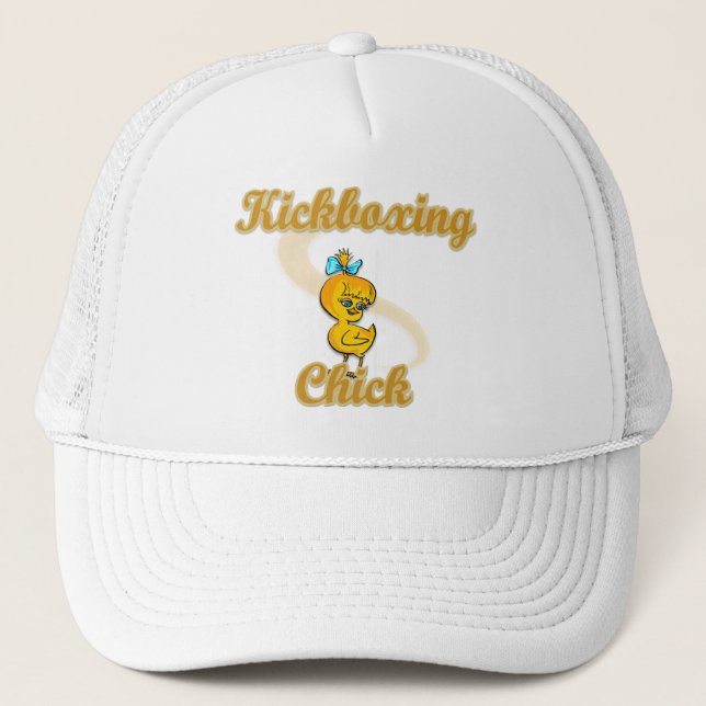 Kickboxing Chick.png Trucker Hat (Front)