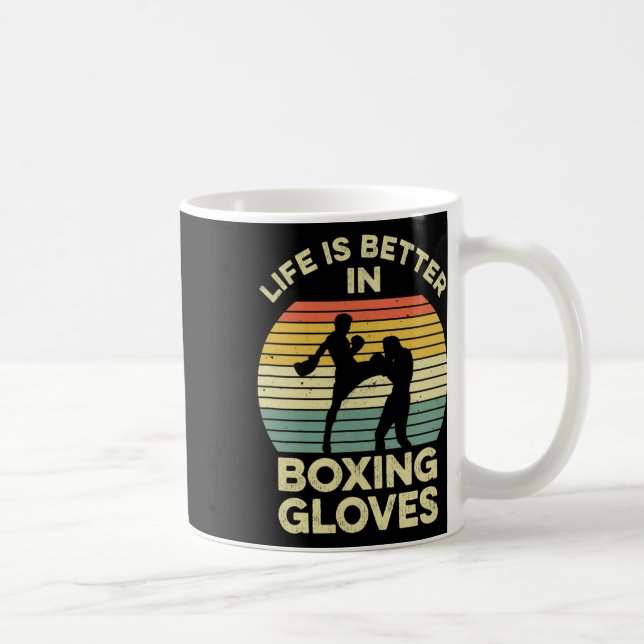 Kickboxing Design For A Muay Thai Fighter  Coffee Mug (Right)