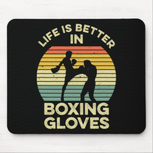 Kickboxing Design For A Muay Thai Fighter  Mouse Pad