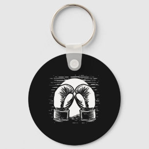 Kickboxing Drawing Self-defense Keychain