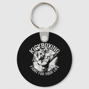 Kickboxing Fight For Your Life Kickbox Keychain