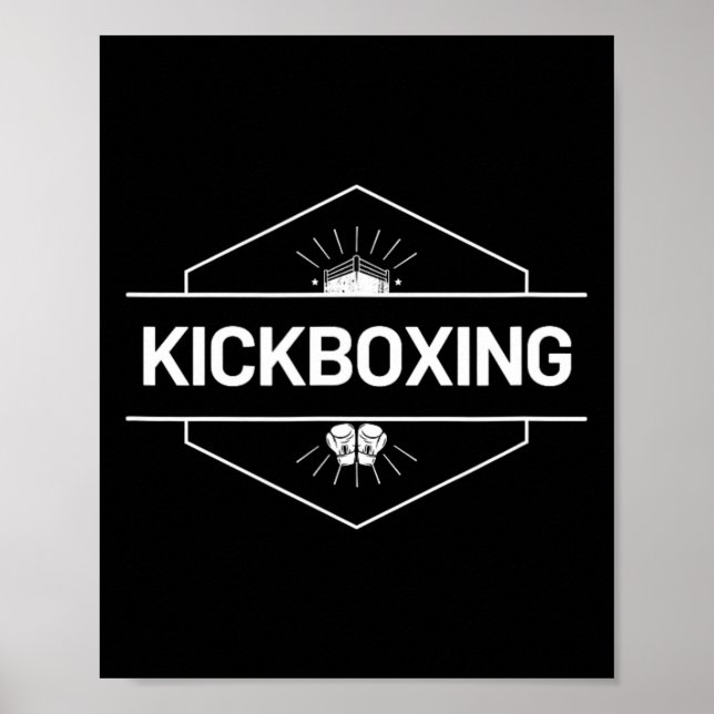 Kickboxing Fight Logo  Poster (Front)