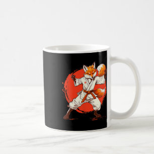 Kickboxing Fox Taekwondo Karate Mma Funny Martial Coffee Mug
