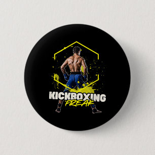 Kickboxing Freak 2 Inch Round Button