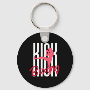 Kickboxing Front Kick Keychain