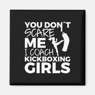 Kickboxing Girls Coach Magnet