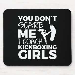 Kickboxing Girls Coach Mouse Pad