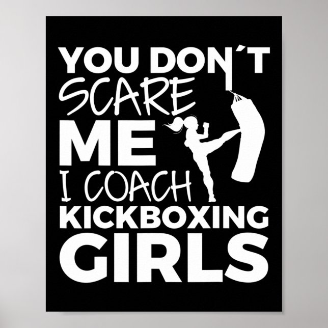 Kickboxing Girls Coach  Poster (Front)