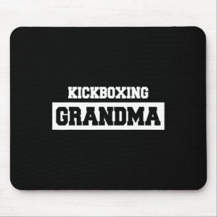Kickboxing Grandma - Kickboxer Mouse Pad