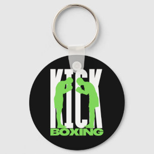 Kickboxing Greeting Keychain
