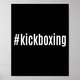 #kickboxing Hashtag Poster