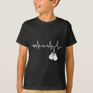 Kickboxing Heartbeat - Kickboxer Self Defense Mart T-Shirt