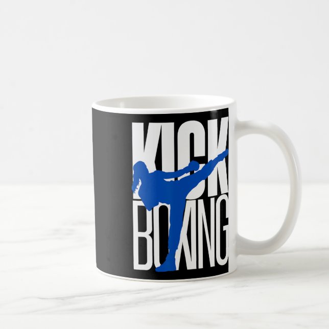 Kickboxing Highkick  Coffee Mug (Right)