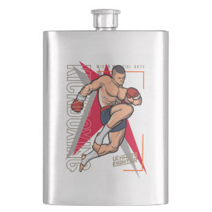 Kickboxing    hip flask