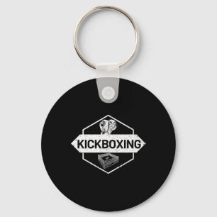 Kickboxing In The Ring Keychain