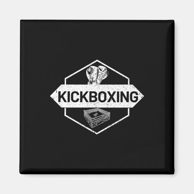 Kickboxing In The Ring  Magnet (Front)