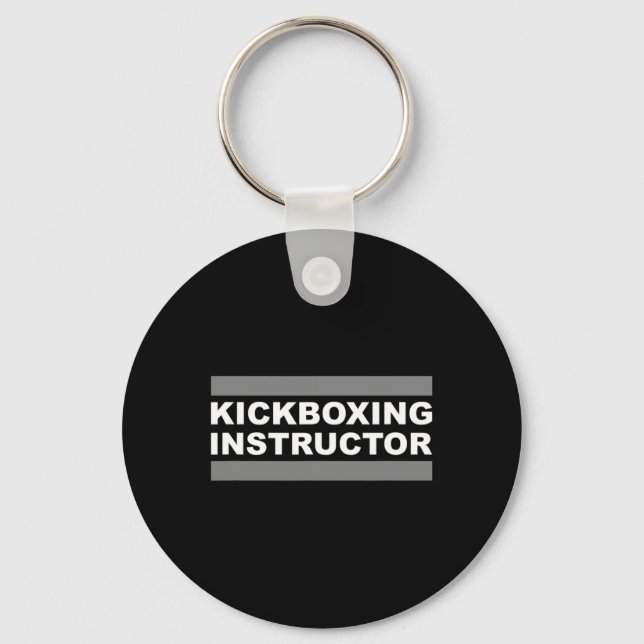 Kickboxing Instructor  Keychain (Front)