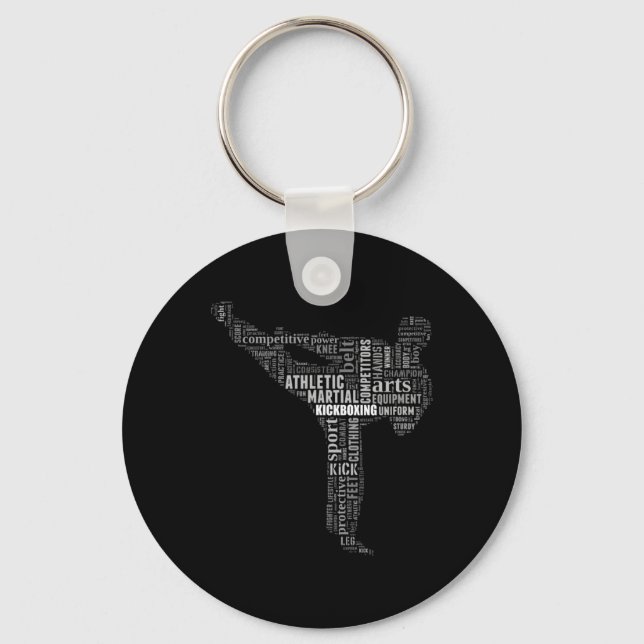 Kickboxing Instructor  Keychain (Front)