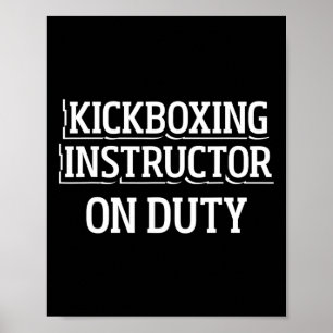 Kickboxing Instructor Kick Boxing Workout _1  Poster