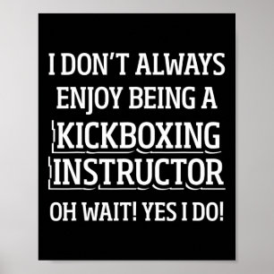 Kickboxing Instructor Kick Boxing Workout _4 Poster