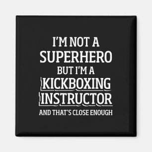 Kickboxing Instructor Kick Boxing Workout _5 Magnet