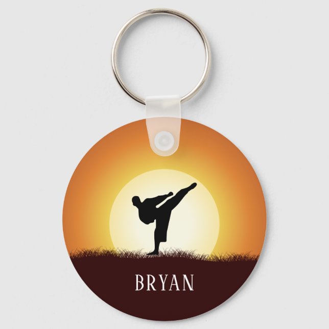 Kickboxing - Karate Keychain (Front)