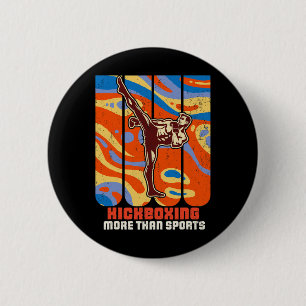 Kickboxing Karate Taekwondo Martial Art Training A 2 Inch Round Button