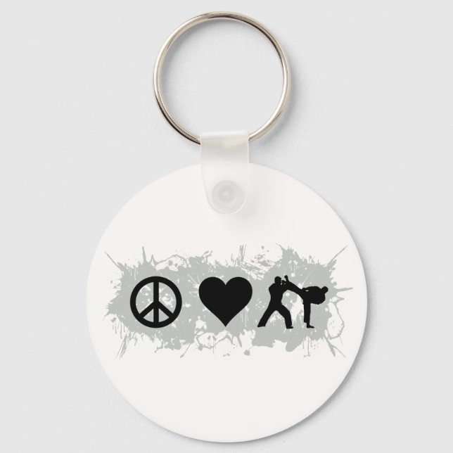 Kickboxing Keychain (Front)