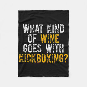 Kickboxing Kick Boxing Workout _1 Fleece Blanket