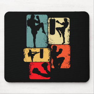 Kickboxing Kickboxer Karate Taekwondo Boys Kids Me Mouse Pad