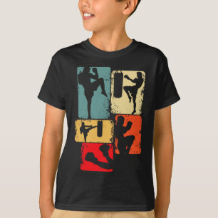 Kickboxing Kickboxer Karate Taekwondo Boys Kids Me T-Shirt