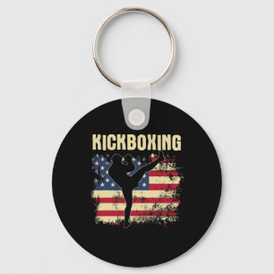 Kickboxing - Kickboxer Mixed Martial Arts Coach Se Keychain