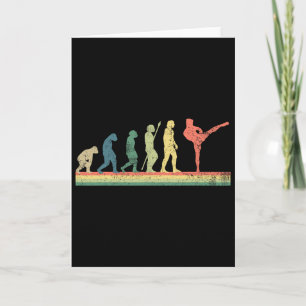 Kickboxing Kickboxer Retro Vintage Card