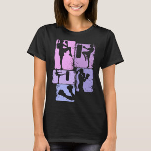 Kickboxing Kickboxer Taekwondo Karate Girls Kids W T-Shirt