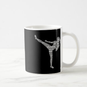 Kickboxing Kickboxer Taekwondo Karate Girls Women  Coffee Mug