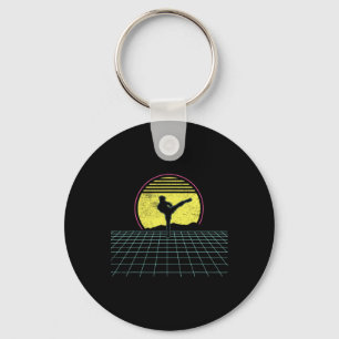 Kickboxing Kickboxer Vintage _2 Keychain