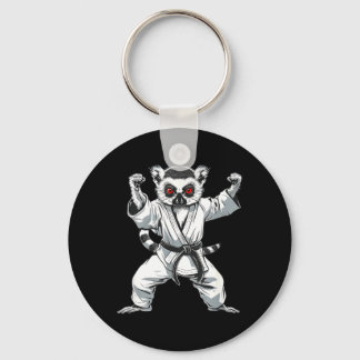 Kickboxing Lemur Martial Arts Karate Jiu-Jitsu MMA Keychain