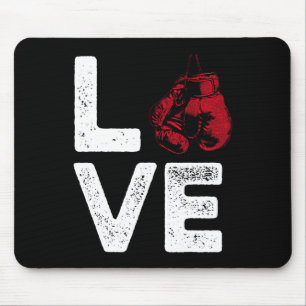 Kickboxing Love Kick Boxing Workout  Mouse Pad
