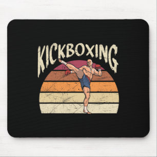 Kickboxing Martial Art Kickboxer Mouse Pad